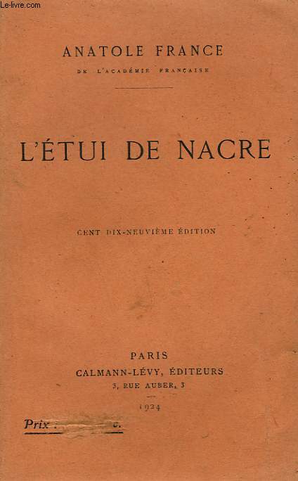 L'ETUI DE NACRE.