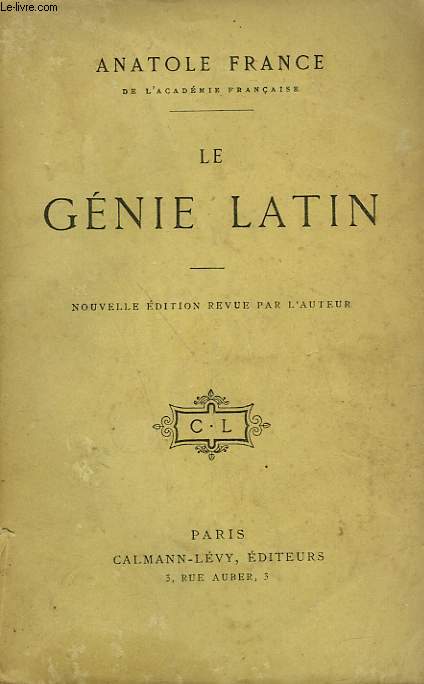 LE GENIE LATIN.