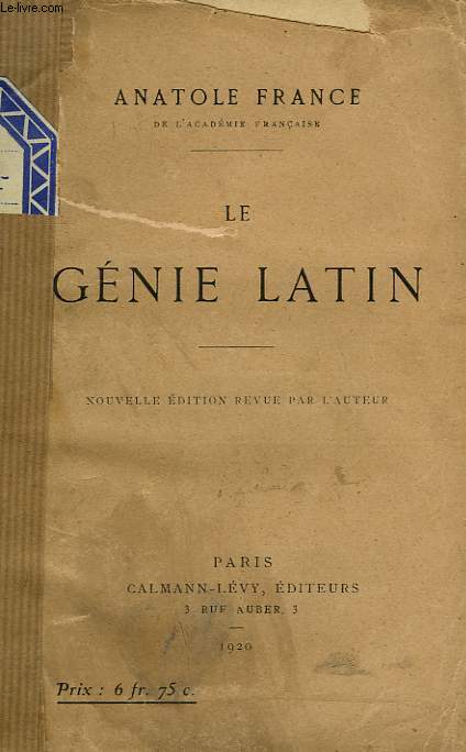 LE GENIE LATIN.