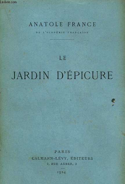 LE JARDIN D'EPICURE.