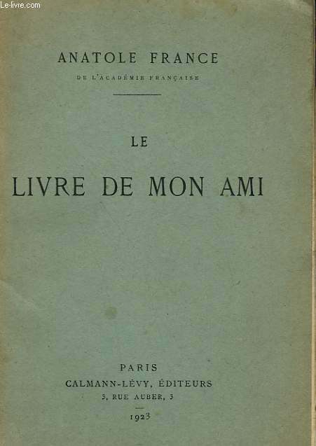 LE LIVRE DE MON AMI.