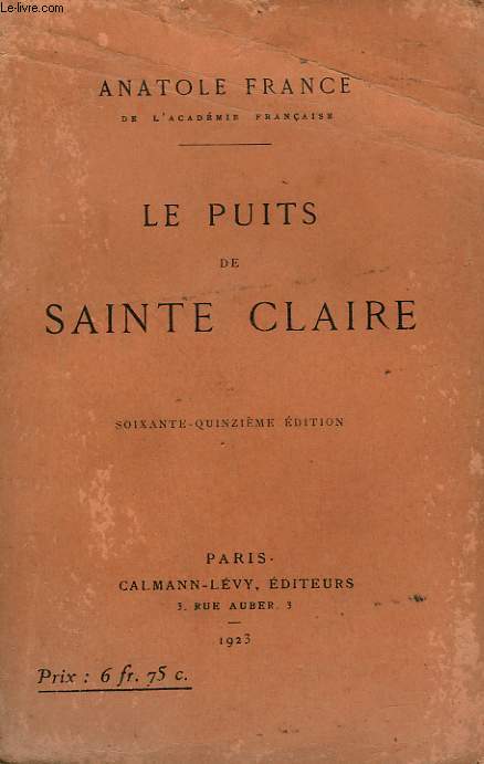 LES PUITS DE SAINTE CLAIRE.