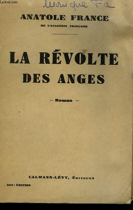 LA REVOLTE DES ANGES.