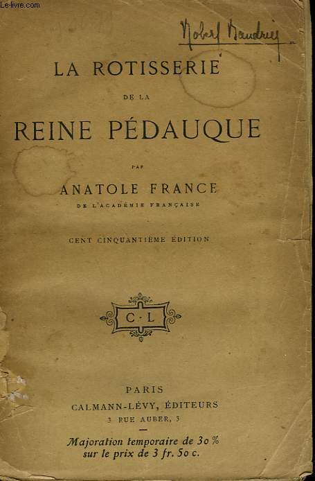 LA ROTISSERIE DE LA REINE PEDAUQUE.