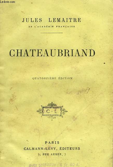CHATEAUBRIAND.