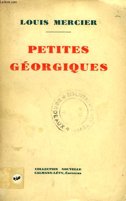 PETITES GEORGIQUES.