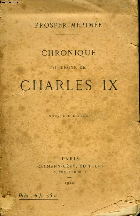 CHRONIQUE DU REGNE DE CHARLES IX.