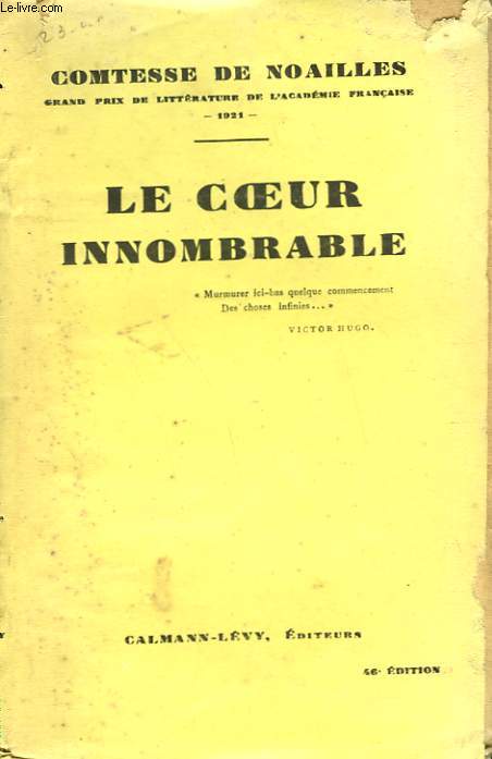 LE COEUR INNOMBRABLE.