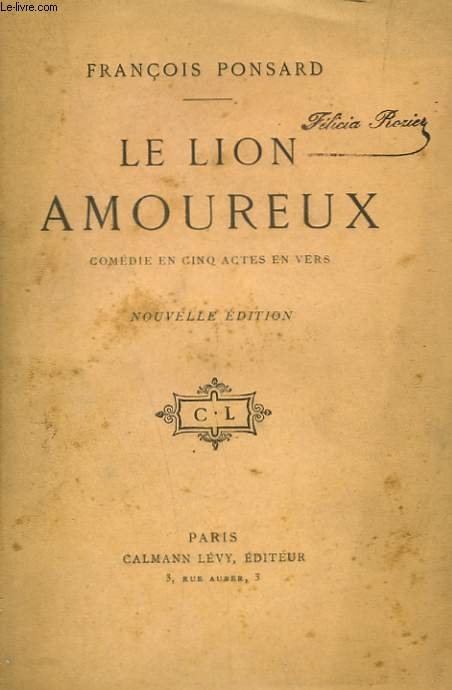 LE LION AMOUREUX.
