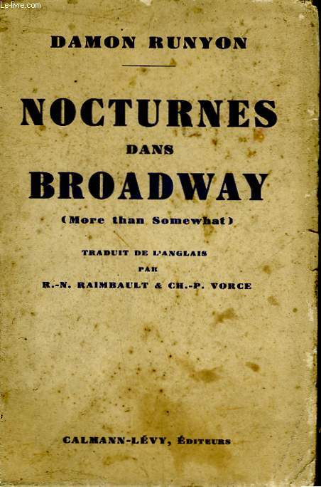 NOCTURES DANS BROADWAY.