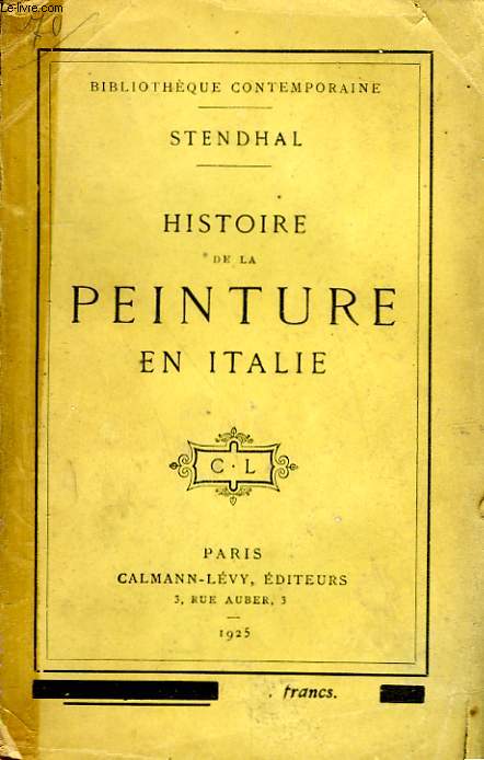 HISTOIRE DE LA PEINTURE EN ITALIE.