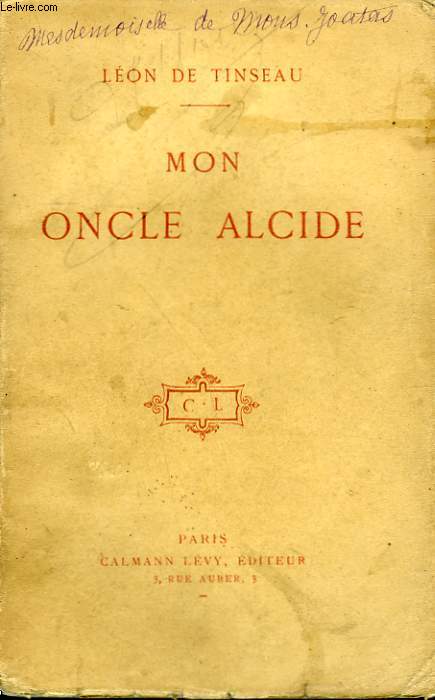 MON ONCLE ALCIDE.