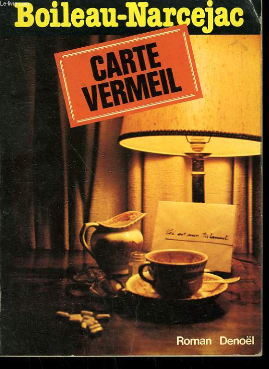 CARTE VERMEIL.