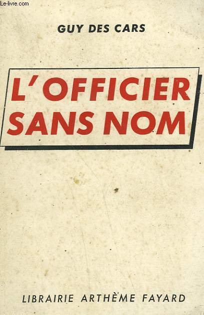 L'OFFICIER SANS NOM.