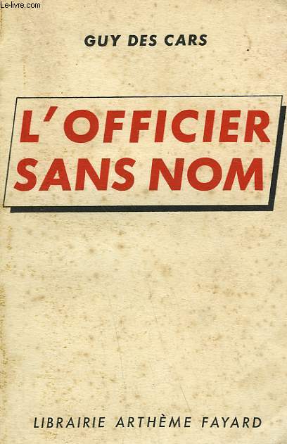 L'OFFICIER SANS NOM.