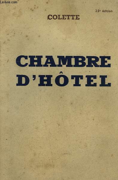 CHAMBRE D'HOTEL.