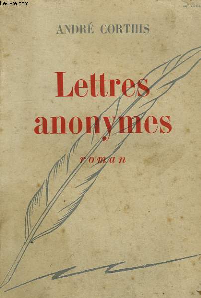 LETTRES ANONYMES.