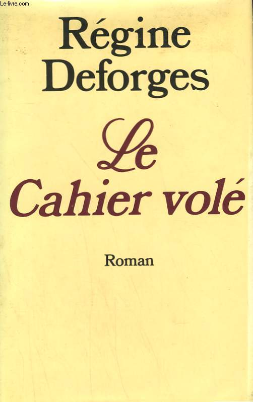 LE CAHIER VOLE.