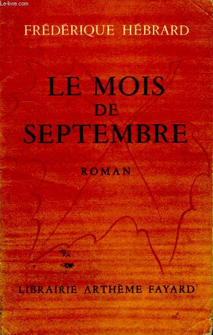 LE MOIS DE SEPTEMBRE.