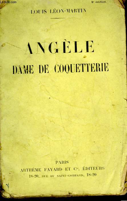 ANGELE. DAME DE COQUETTERIE.