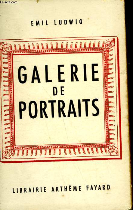 GALERIE DE PORTRAITS.