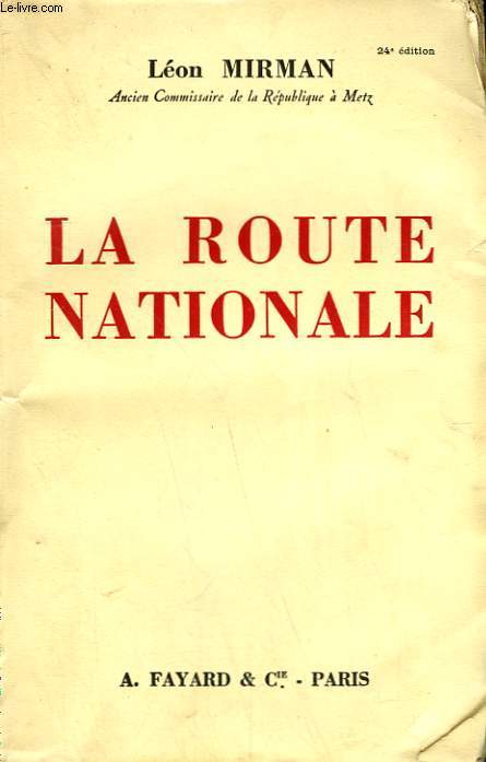 LA ROUTE NATIONALE.