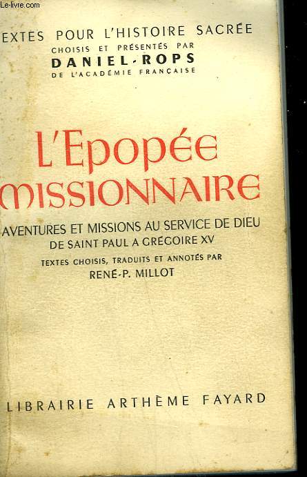 L'EPOPEE MISSIONNAIRE.