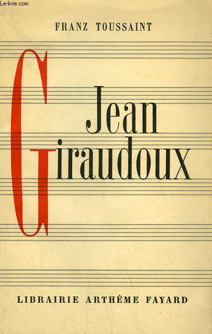 JEAN GIRAUDOUX.