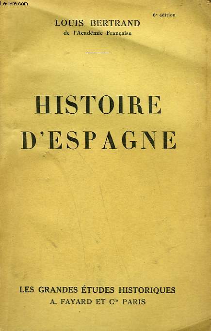 HISTOIRE D'ESPAGNE.