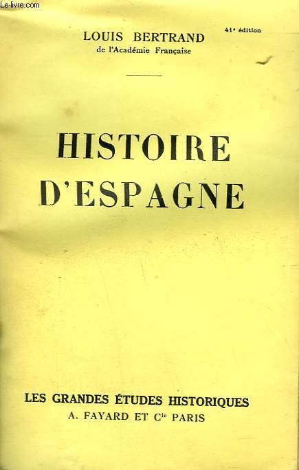 HISTOIRE D'ESPAGNE.