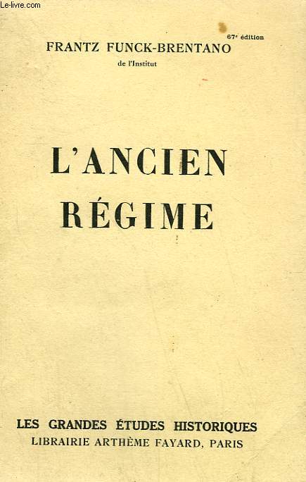 L'ANCIEN REGIME.