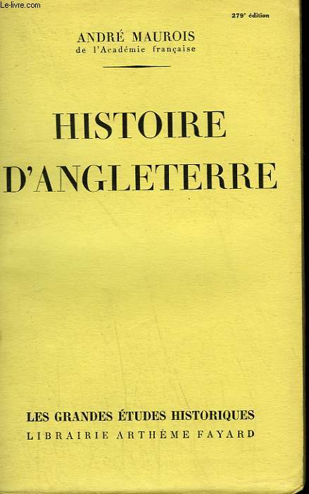 HISTOIRE D'ANGLETERRE.