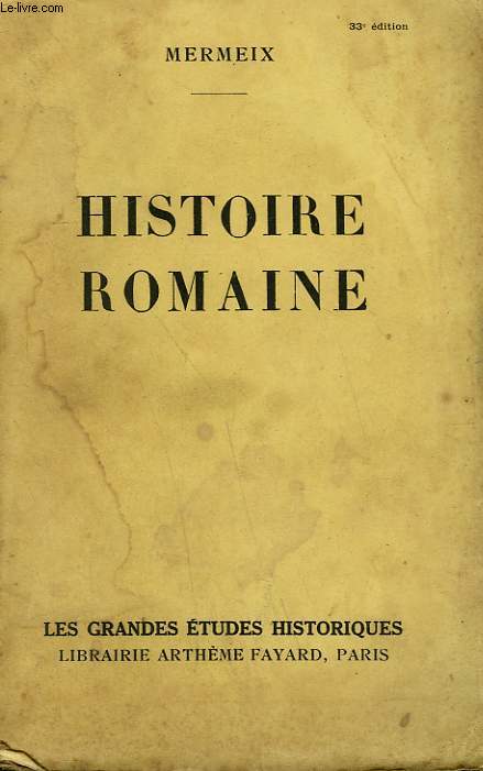 HISTOIRE ROMAINE.