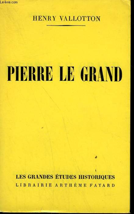 PIERRE LE GRAND.