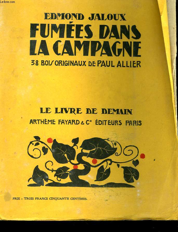 FUMEES DANS LA CAMPAGNE. 38 BOIS ORIGINAUX DE PAUL ALLIER. LE LIVRE DE DEMAIN N 77.