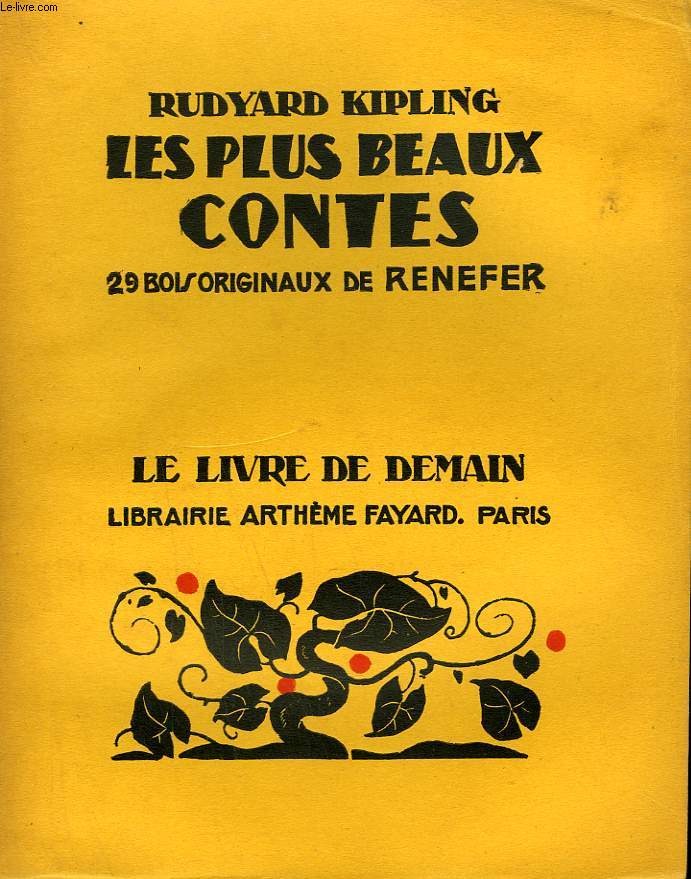 LES PLUS BEAUX CONTES. 29 BOIS ORIGINAUX DE RENEFER. LE LIVRE DE DEMAIN N 187.