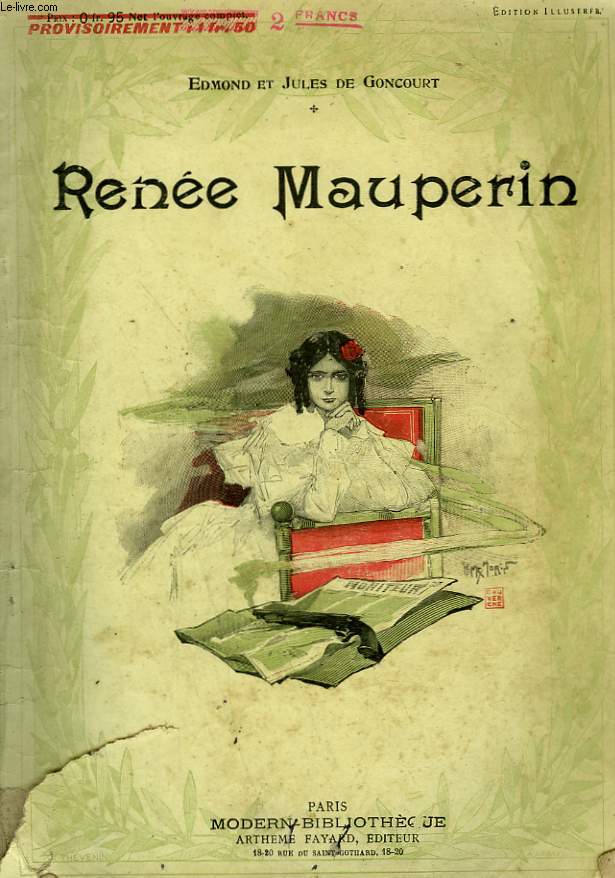 RENEE MAUPERIN. COLLECTION MODERN BIBLIOTHEQUE.