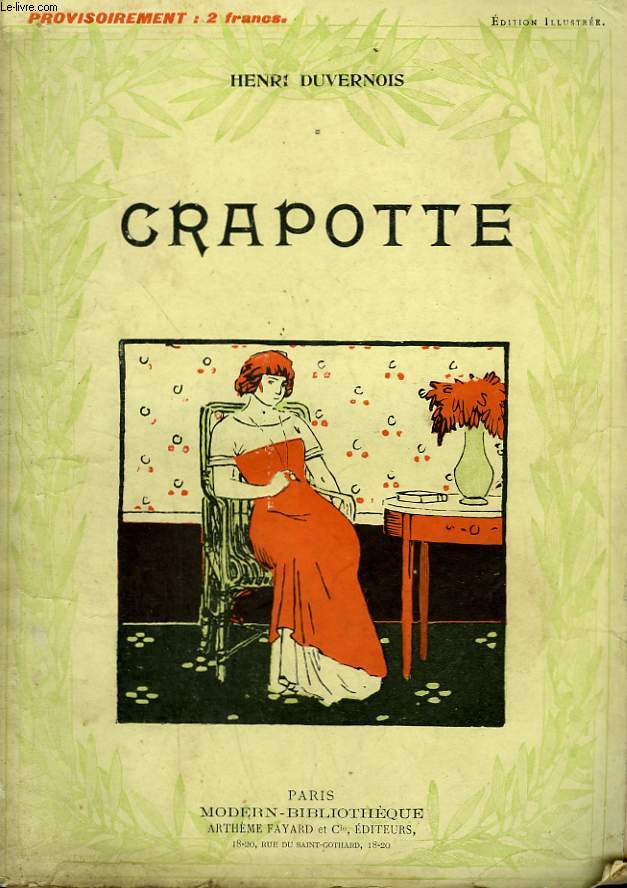 CRAPOTTE. COLLECTION MODERN BIBLIOTHEQUE.