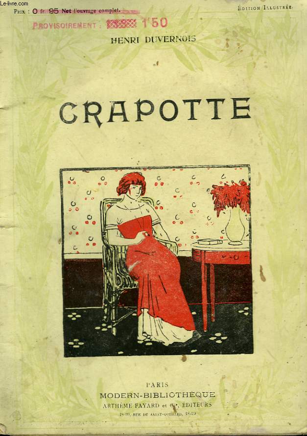 CRAPOTTE. COLLECTION MODERN BIBLIOTHEQUE.