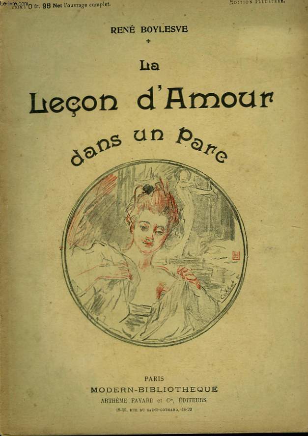 LA LECON D'AMOUR DANS UN PARC. COLLECTION MODERN BIBLIOTHEQUE.