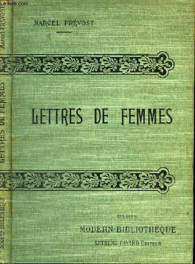LETTRES DE FEMMES.