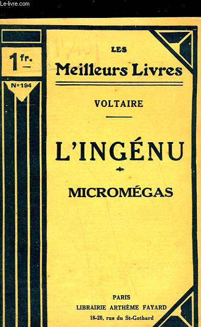 L'INGENU - MICROMEGAS