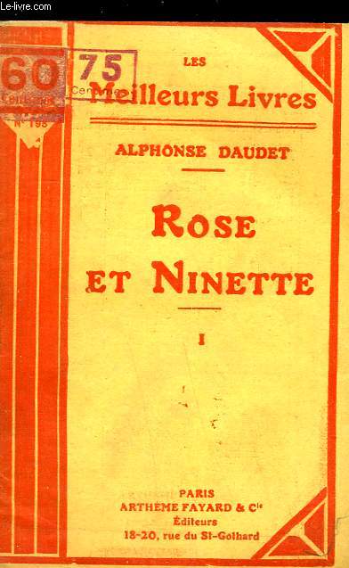 ROSE ET NINETTE - MOEURS DU JOUR - TOME 1