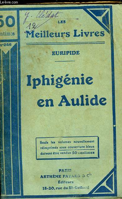 IPHIGENIE EN AULIDE