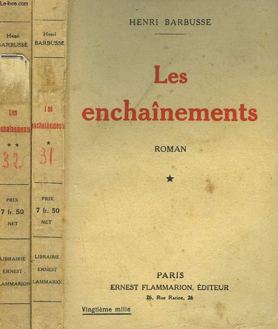 LES ENCHAINEMENTS. EN 2 TOMES.