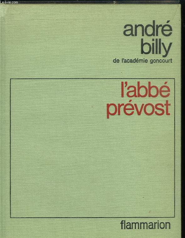 L'ABBE PREVOST.