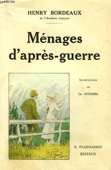 MENAGES D'APRES - GUERRE.