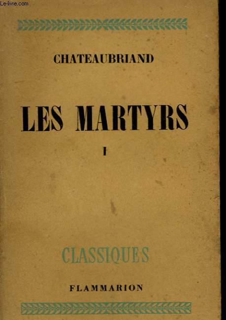 LES MARTYRS. TOME 1.
