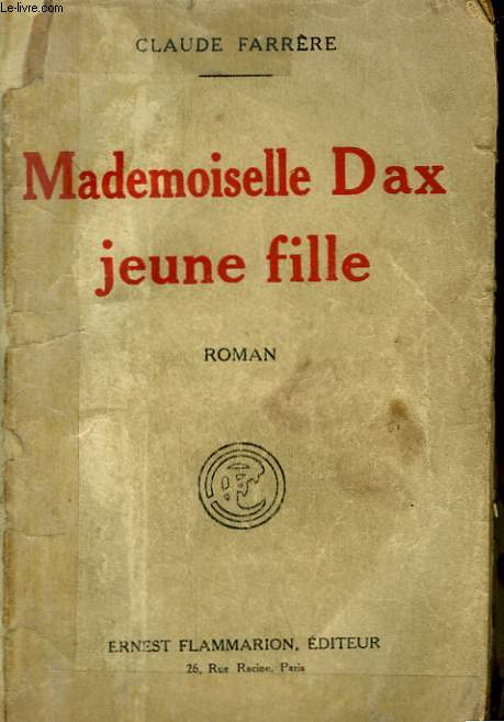 MADEMOISELLE DAX JEUNE FILLE.