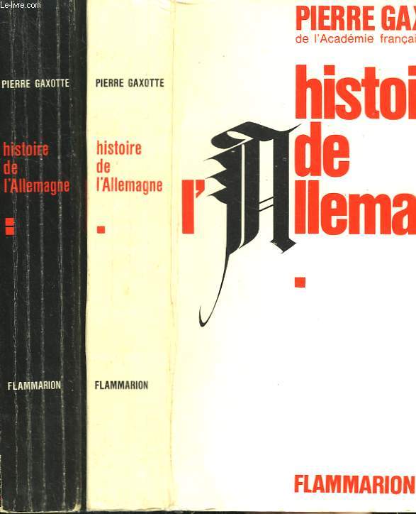 HISTOIRE DE L'ALLEMAGNE. EN 2 TOMES.